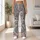 Dusty Rose And Slate Blue Paisley Motifs For Pilates And Everyday Wear Leggings - 12