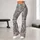 Dusty Rose And Slate Blue Paisley Motifs For Pilates And Everyday Wear Leggings - 11