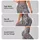 Dusty Rose And Slate Blue Paisley Motifs For Pilates And Everyday Wear Leggings - 2