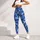 Blue Camo Motif for Yoga, Pilates, Gym Training and Everyday Activewear Leggings - 5