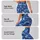 Blue Camo Motif for Yoga, Pilates, Gym Training and Everyday Activewear Leggings - 2