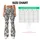 Teal Peach Herringbone Chevron for Yoga Pilates and Everyday Activewear Leggings - 7