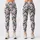Teal Peach Herringbone Chevron for Yoga Pilates and Everyday Activewear Leggings - 1