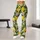 Golden Lemons and Green Leaves for Fresh Summer Yoga and Outdoor Training Leggings - 11