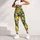 Golden Lemons and Green Leaves for Fresh Summer Yoga and Outdoor Training Leggings - 4