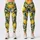 Golden Lemons and Green Leaves for Fresh Summer Yoga and Outdoor Training Leggings - 1