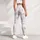 Teddy Bear Floral Stripe Style for Cozy Everyday Wear and Gentle Fitness Leggings - 6