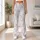 Teddy Bear Floral Stripe Style for Cozy Everyday Wear and Gentle Fitness Leggings - 11