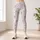 Teddy Bear Floral Stripe Style for Cozy Everyday Wear and Gentle Fitness Leggings - 4