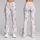 Teddy Bear Floral Stripe Style for Cozy Everyday Wear and Gentle Fitness Leggings - 9