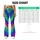 Vibrant Rainbow Leopard Spots For Yoga, Pilates And Everyday Casual Wear For Women Leggings - 7