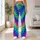 Vibrant Rainbow Leopard Spots For Yoga, Pilates And Everyday Casual Wear For Women Leggings - 12