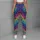 Vibrant Rainbow Leopard Spots For Yoga, Pilates And Everyday Casual Wear For Women Leggings - 6