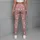 Soft Blush and Ivory Heart Motifs for Yoga, Pilates and Everyday Activewear Style Leggings - 6