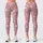 Soft Blush and Ivory Heart Motifs for Yoga, Pilates and Everyday Activewear Style Leggings - 3