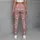 Soft Blush and Ivory Heart Motifs for Yoga, Pilates and Everyday Activewear Style Leggings - 5