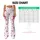 Red Hearts and Stars for Playful Yoga Sessions, Running, and Everyday Fitness Style Leggings - 7