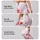Red Hearts and Stars for Playful Yoga Sessions, Running, and Everyday Fitness Style Leggings - 2