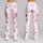 Red Hearts and Stars for Playful Yoga Sessions, Running, and Everyday Fitness Style Leggings - 9