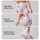 Red Hearts and Stars for Playful Yoga Sessions, Running, and Everyday Fitness Style Leggings - 8