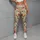 Coral Pink Wildflowers for Yoga, Running and Everyday Spring Style Leggings - 5