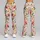 Coral Pink Wildflowers for Yoga, Running and Everyday Spring Style Leggings - 9