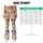 Coral Pink Wildflowers for Yoga, Running and Everyday Spring Style Leggings - 7