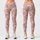 Blush Pink Ivory Floral Motif for Yoga, Pilates and Everyday Wellness Leggings - 3