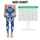 Blue White Camouflage Style For Yoga Pilates And Everyday Activewear Leggings - 1