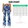 Blue White Camouflage Style For Yoga Pilates And Everyday Activewear Leggings - 7