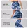 Blue White Camouflage Style For Yoga Pilates And Everyday Activewear Leggings - 2