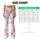 Coral Flamingos on Ivory for Yoga, Pilates, Travel and Sunny Everyday Outings for Her Leggings - 7