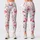 Coral Flamingos on Ivory for Yoga, Pilates, Travel and Sunny Everyday Outings for Her Leggings - 3