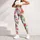 Watermelon Wedges and Green Sparkles for Sunny Summer Yoga and Weekend Fitness Days Leggings - 5