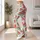 Watermelon Wedges and Green Sparkles for Sunny Summer Yoga and Weekend Fitness Days Leggings - 12