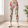 Watermelon Wedges and Green Sparkles for Sunny Summer Yoga and Weekend Fitness Days Leggings - 4