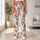 Watermelon Wedges and Green Sparkles for Sunny Summer Yoga and Weekend Fitness Days Leggings - 11