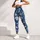 Nautical Seashells and Starfish for Coastal Yoga, Pilates and Everyday Activewear Style Leggings - 4