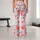 Playful Red And Silver Doodle Hearts For Everyday Romance And Cheerful Activewear Style Leggings - 10