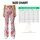 Playful Red And Silver Doodle Hearts For Everyday Romance And Cheerful Activewear Style Leggings - 7