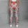 Playful Red And Silver Doodle Hearts For Everyday Romance And Cheerful Activewear Style Leggings - 4