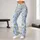 Sky Blue Daisy Blooms for Sunny Yoga Sessions, Spring Walks and Everyday Wellness Leggings - 10