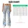 Sky Blue Daisy Blooms for Sunny Yoga Sessions, Spring Walks and Everyday Wellness Leggings - 7