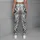 Icy Blue And Charcoal Spotted Colorwash For Everyday Fitness And Studio Sessions For Her Leggings - 6