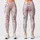 Pastel Rabbit and Rose Garden Motifs for Whimsical Springtime Casual Wear Leggings - 3