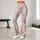 Pastel Rabbit and Rose Garden Motifs for Whimsical Springtime Casual Wear Leggings - 10