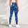 Blue Starry Sky Stripes for Everyday Training, Running, and Active Women on the Move Leggings - 5