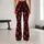 Coral Red Bows and Dots for Chic Everyday Style and Playful Activewear Looks Leggings - 10