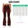 Coral Red Bows and Dots for Chic Everyday Style and Playful Activewear Looks Leggings - 7