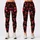 Coral Red Bows and Dots for Chic Everyday Style and Playful Activewear Looks Leggings - 3